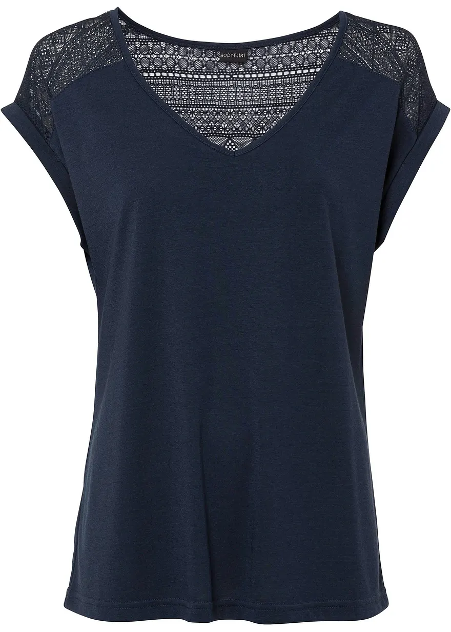Shirt mit Spitze