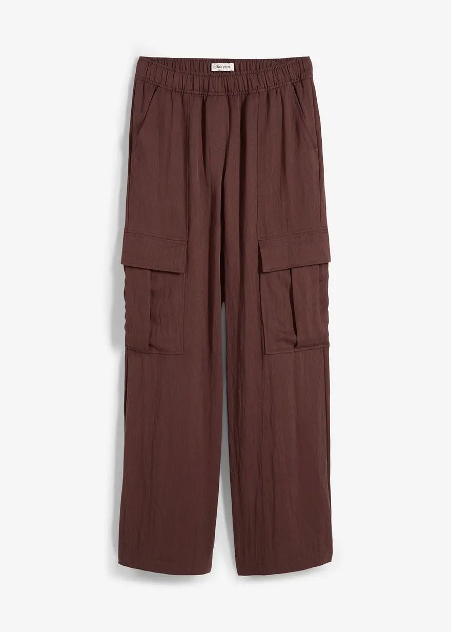 Cargohose aus fließendem Lyocell-Mix