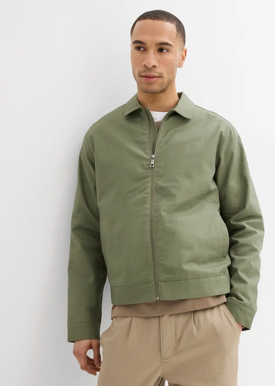 Übergangsjacke aus reiner Baumwolle