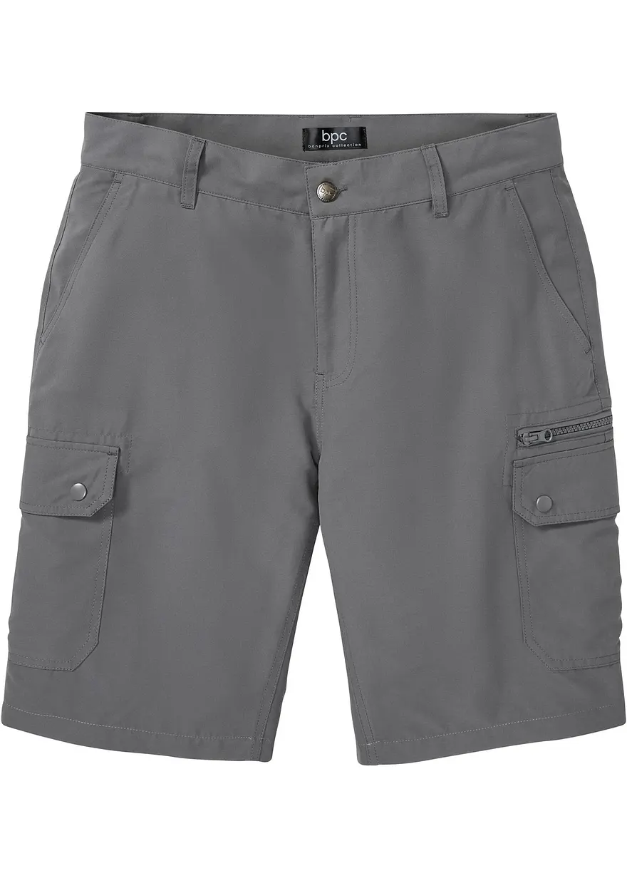 Mikrofaser Cargo-Bermuda, Regular Fit