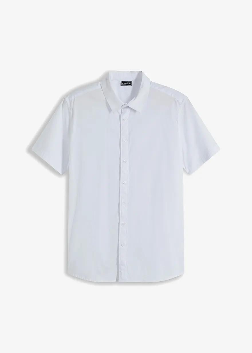Stretch-Kurzarmhemd, Slim Fit