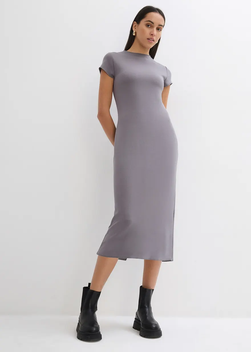 Jerseykleid aus Viskose-Mix