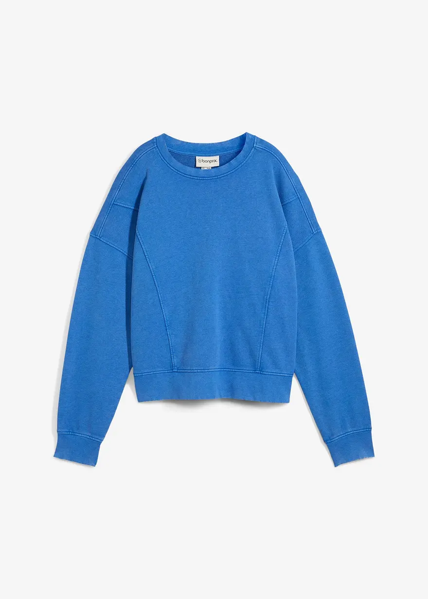 Oversize-Sweatshirt aus weichem Baumwoll-Viskose-Mix