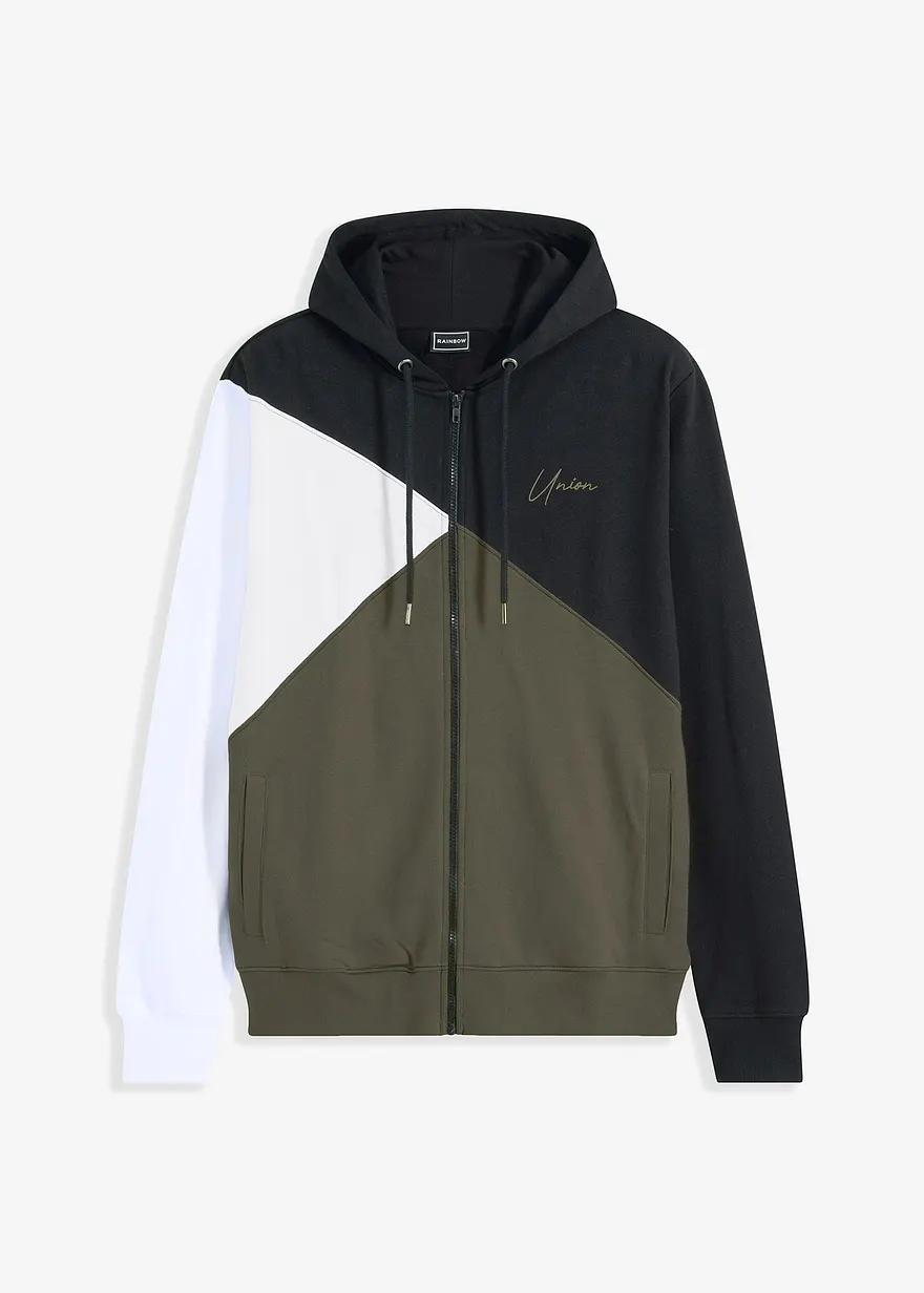 Kapuzen-Sweatjacke aus reiner Bio-Baumwolle