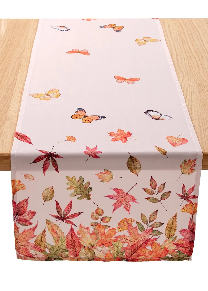 Tischläufer mit Herbst Druck