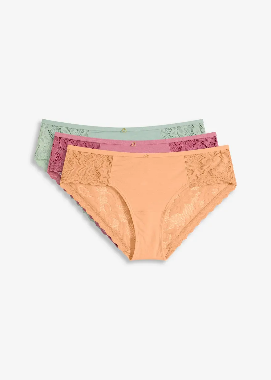(3er Pack) Hipster aus softem Modal