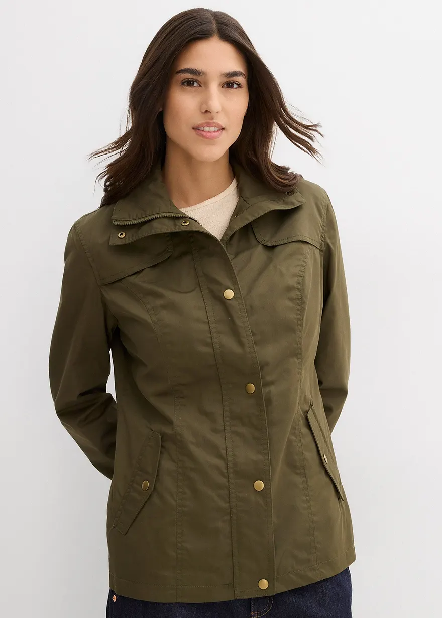 Jacke mit Stehkragen