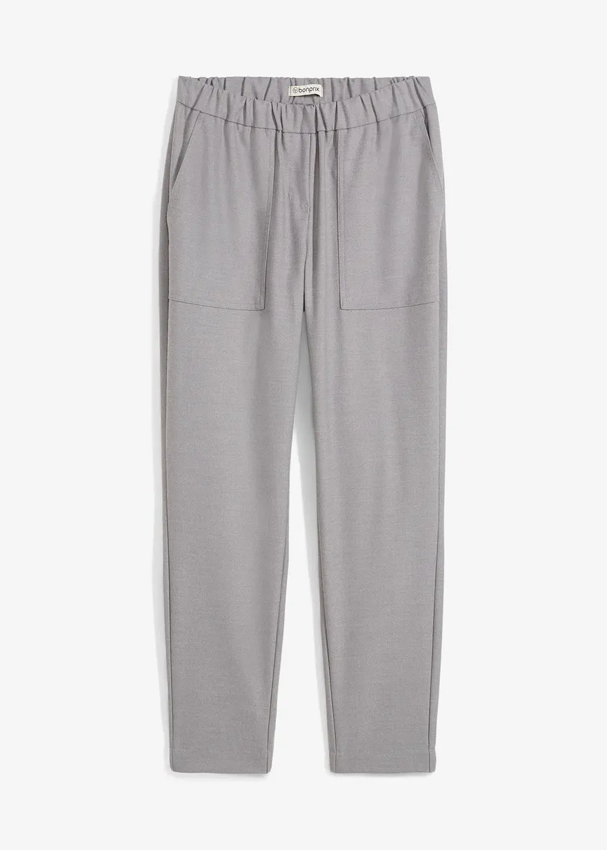 Chinohose mit Bequembund aus Viskose-Mix
