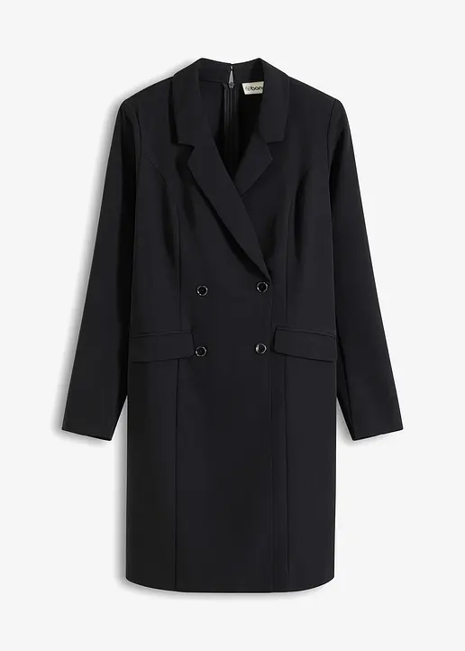Blazer-Kleid mit Spitzenärmeln