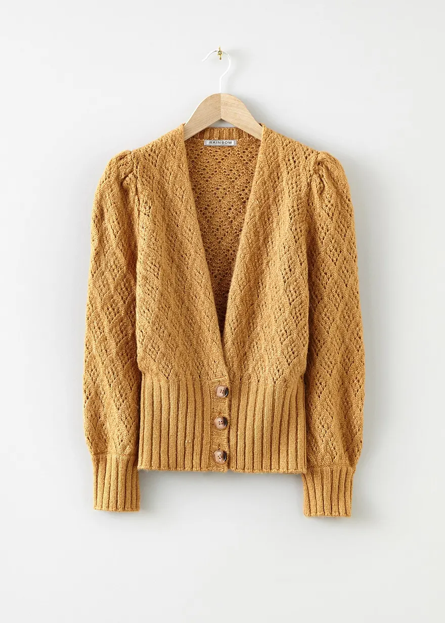 Feinstrickjacke