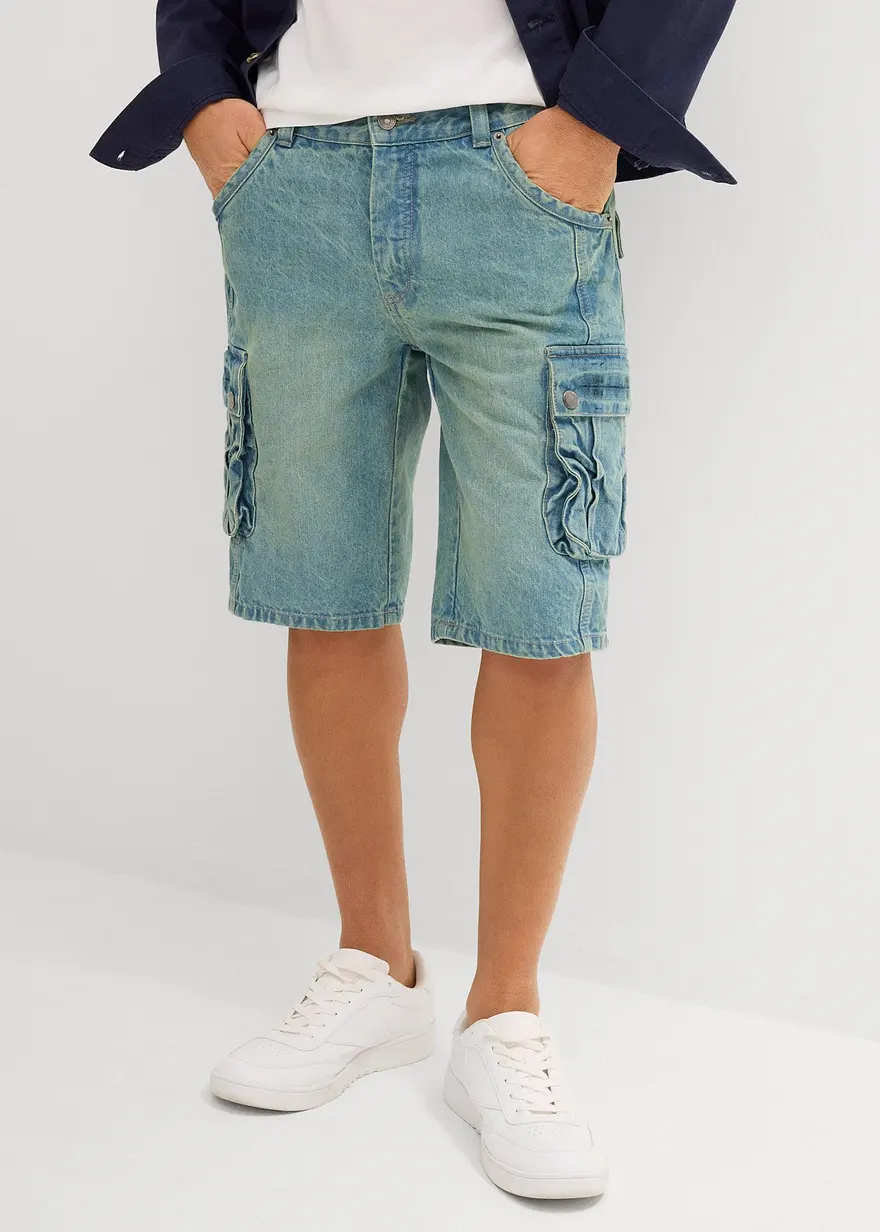 Cargo-Jeans-Bermuda Regular Fit