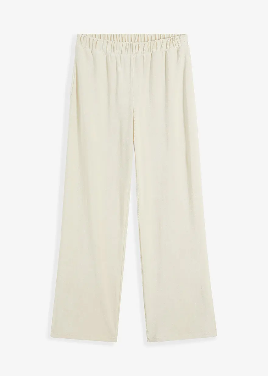 Weite Schlupfhose in Cordoptik