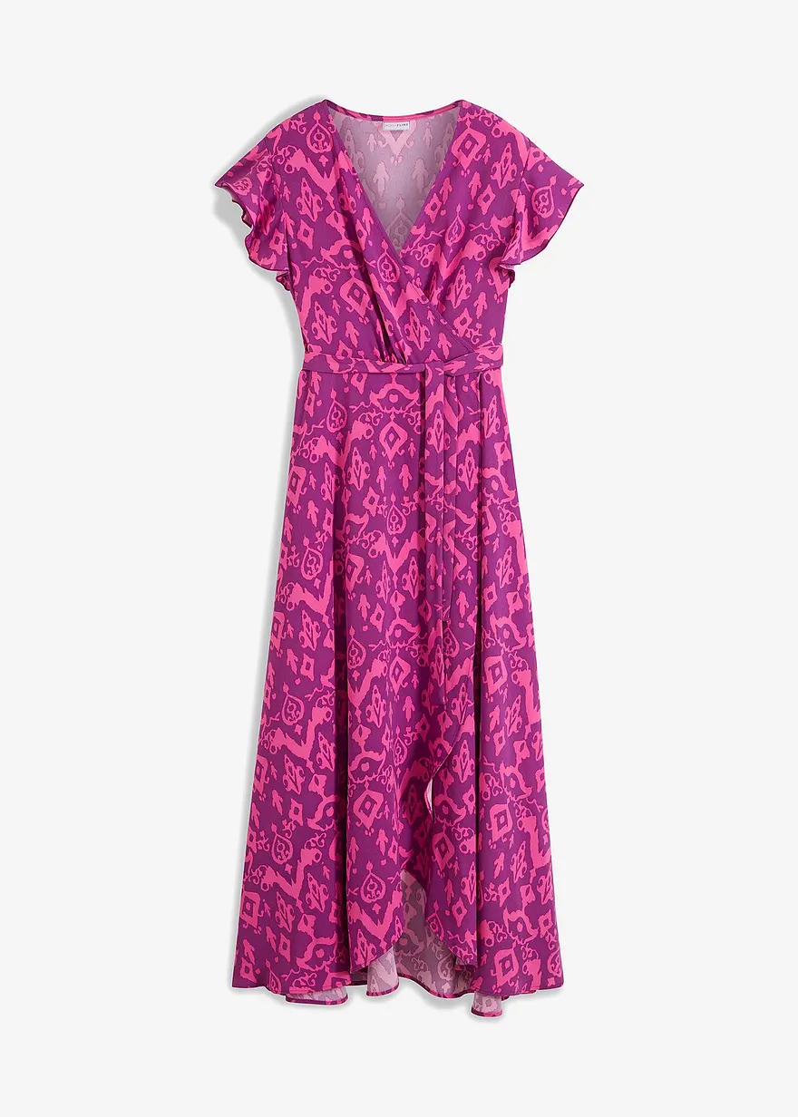 bedrucktes Wickelkleid