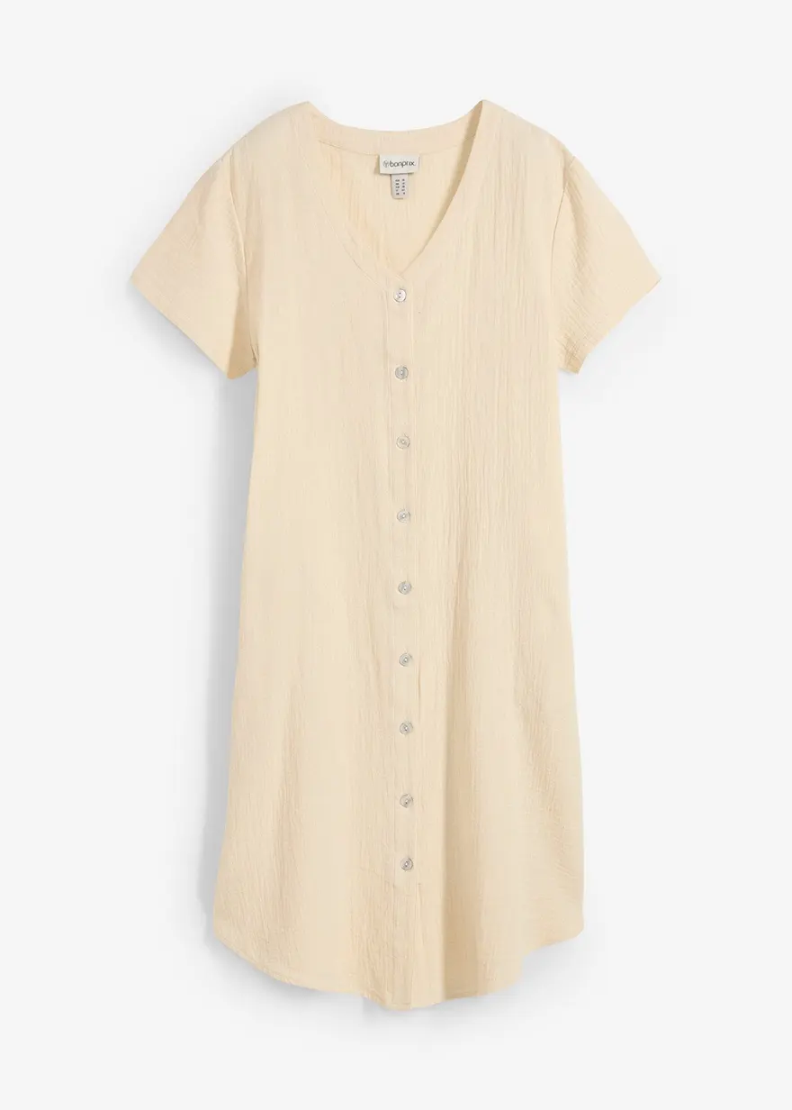 Blusenkleid aus softem Musselin