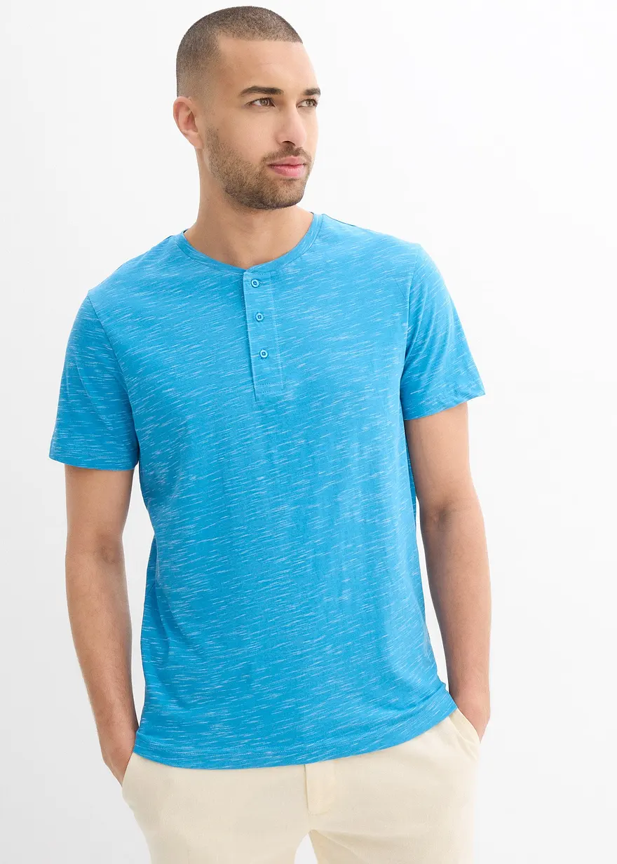 Henleyshirt, Kurzarm (2er Pack)