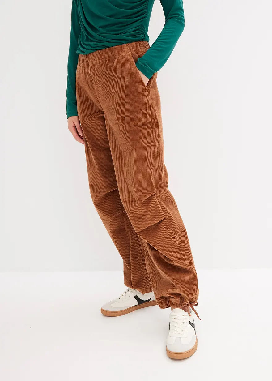 Cordhose aus elastischem Baumwoll-Mix