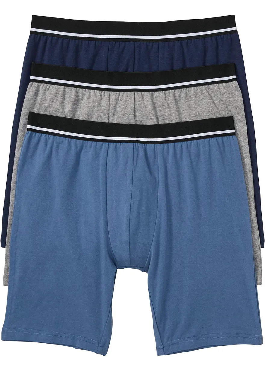 Lange Boxershorts eng (3er Pack)