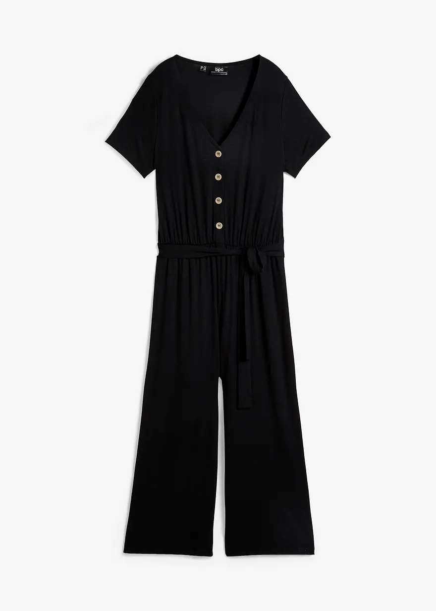 Jersey-Jumpsuit aus Viskose-Mix