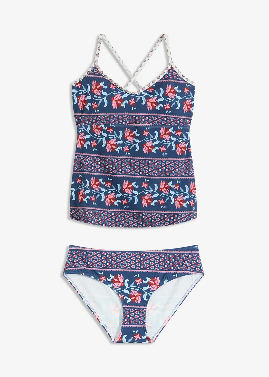 Tankini (2-tlg.Set) mit gekreuzten Trägern