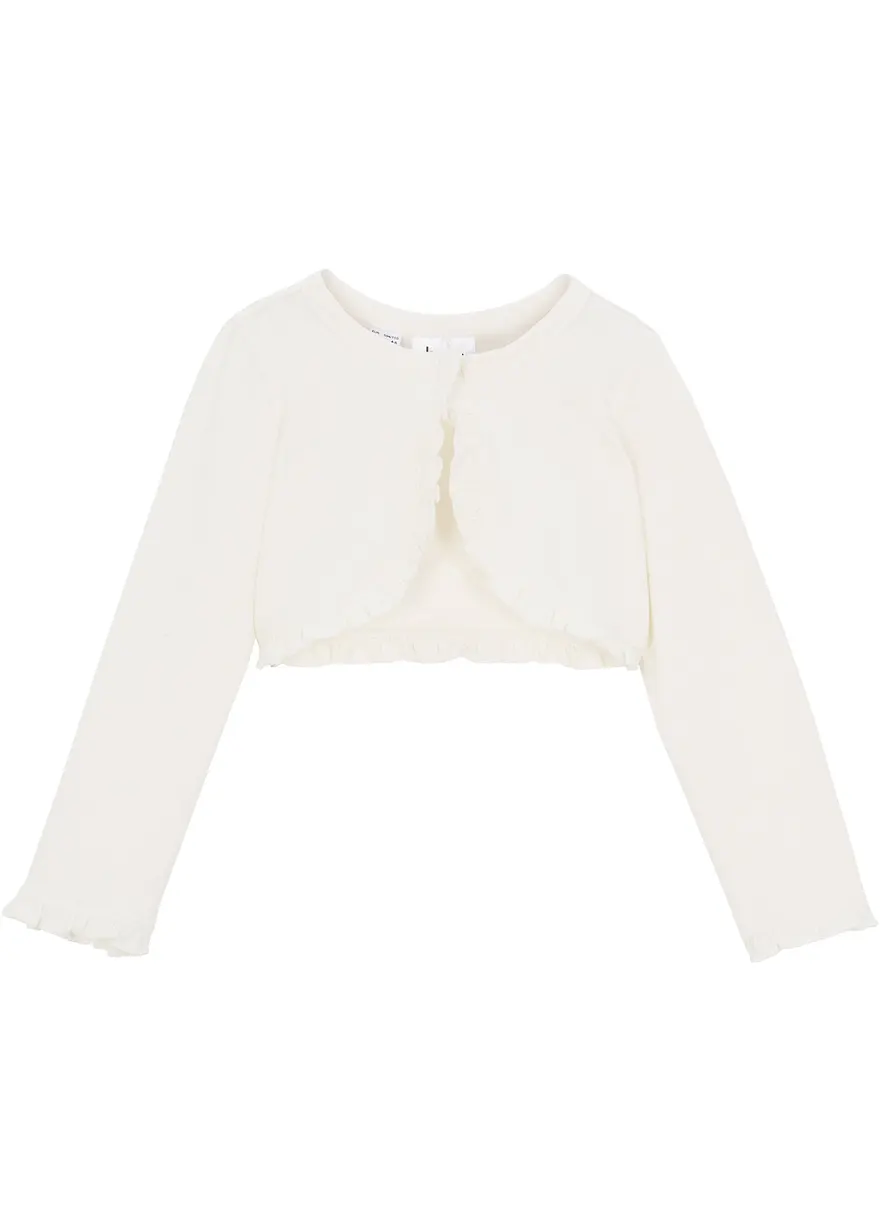 Jersey-Bolero mit Bio-Baumwolle