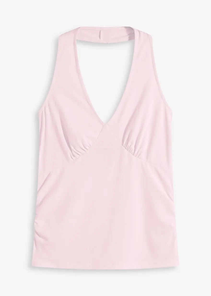Neckholder-Top mit tiefem Ausschnitt