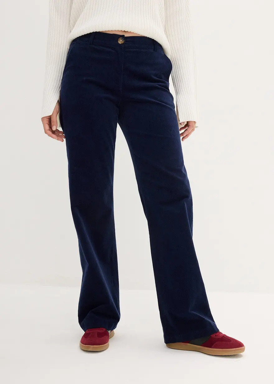 Cordhose aus Bio-Baumwolle mit Stretch