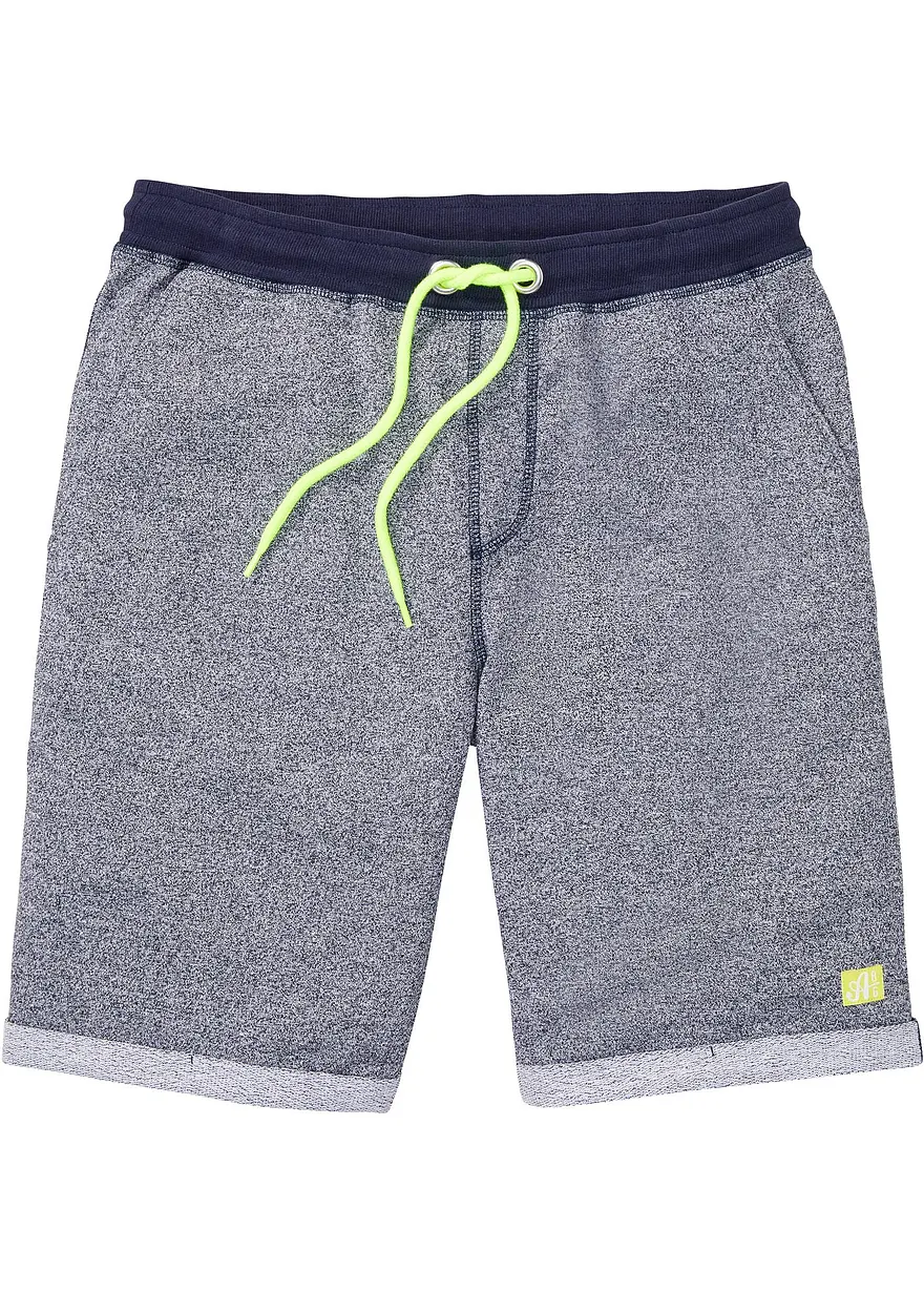 Sweat-Shorts in Denim-Optik
