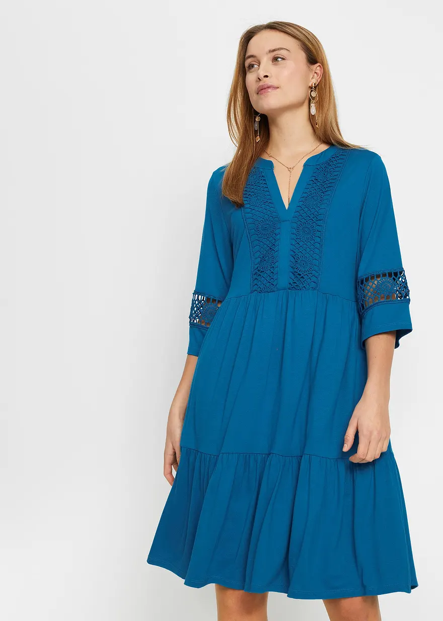 Tunika-Kleid aus softer Viskose