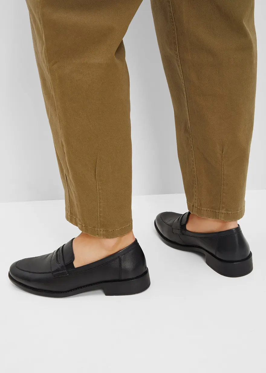 Loafer aus Leder