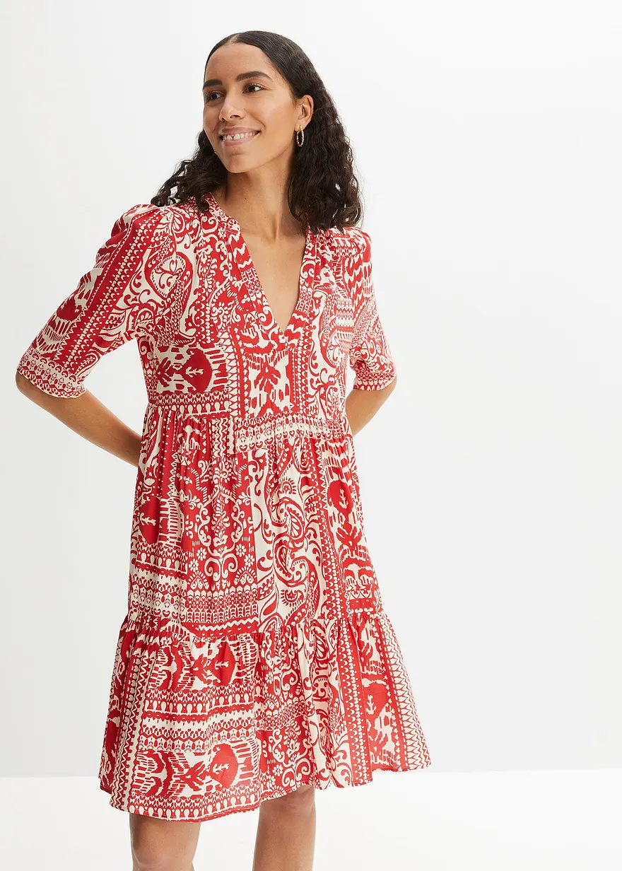 Tunika-Kleid aus nachhaltiger Viskose