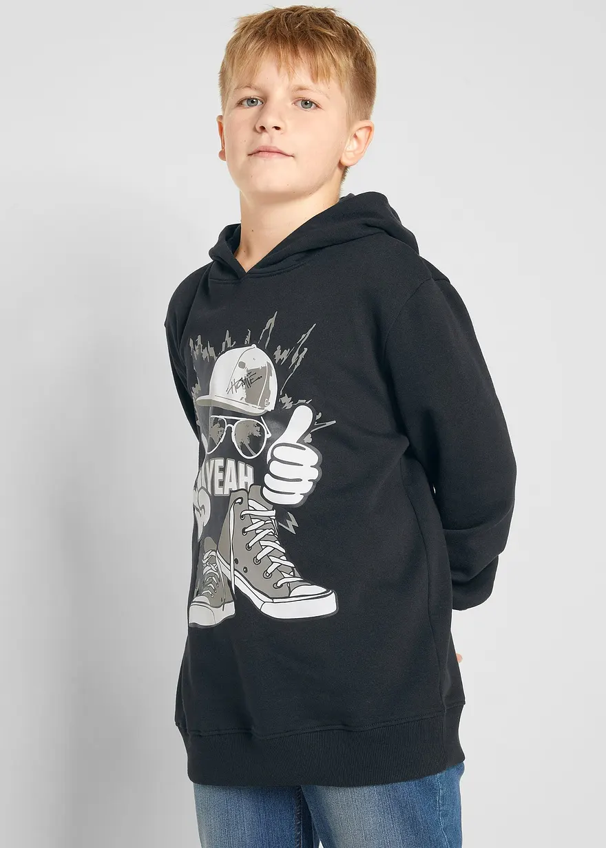 Hoodie aus weichem Baumwoll-Mix