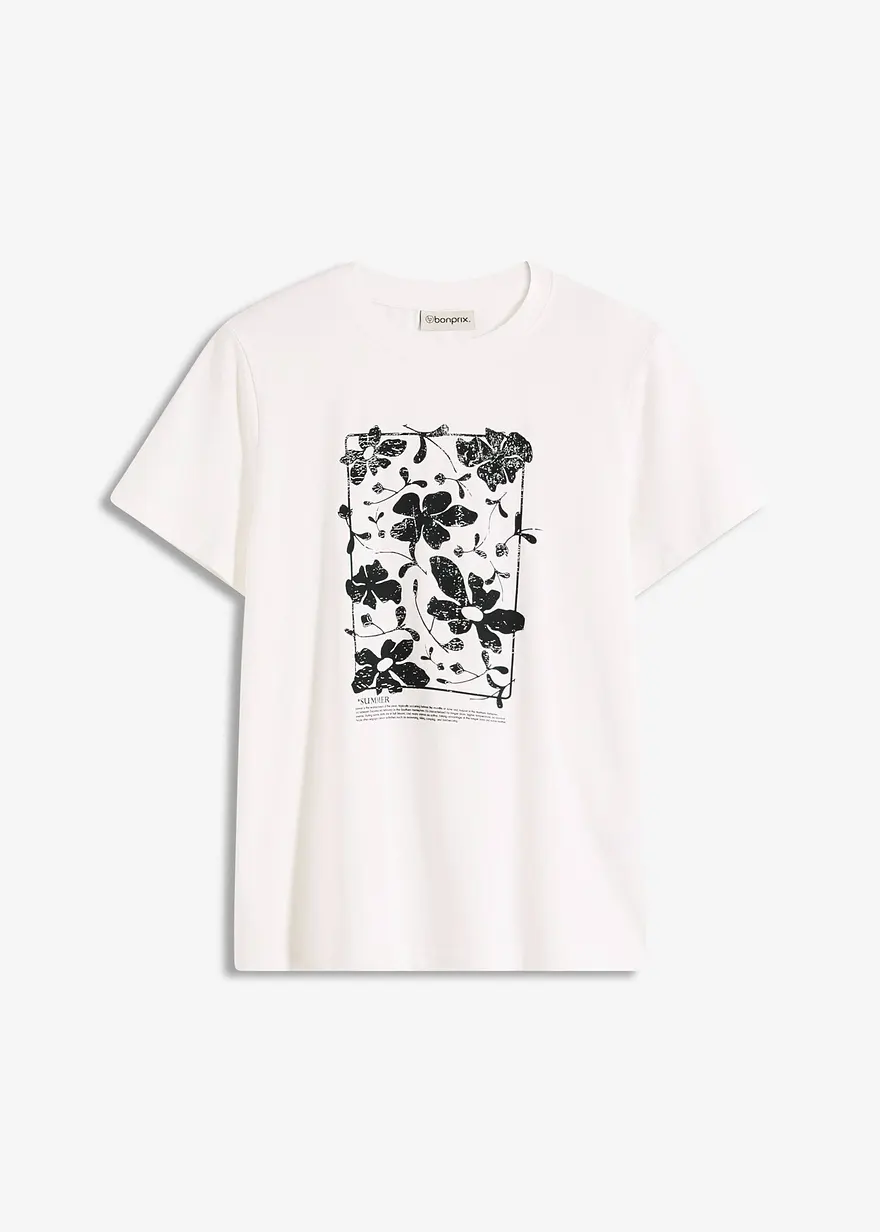 T-Shirt mit Placement-Print