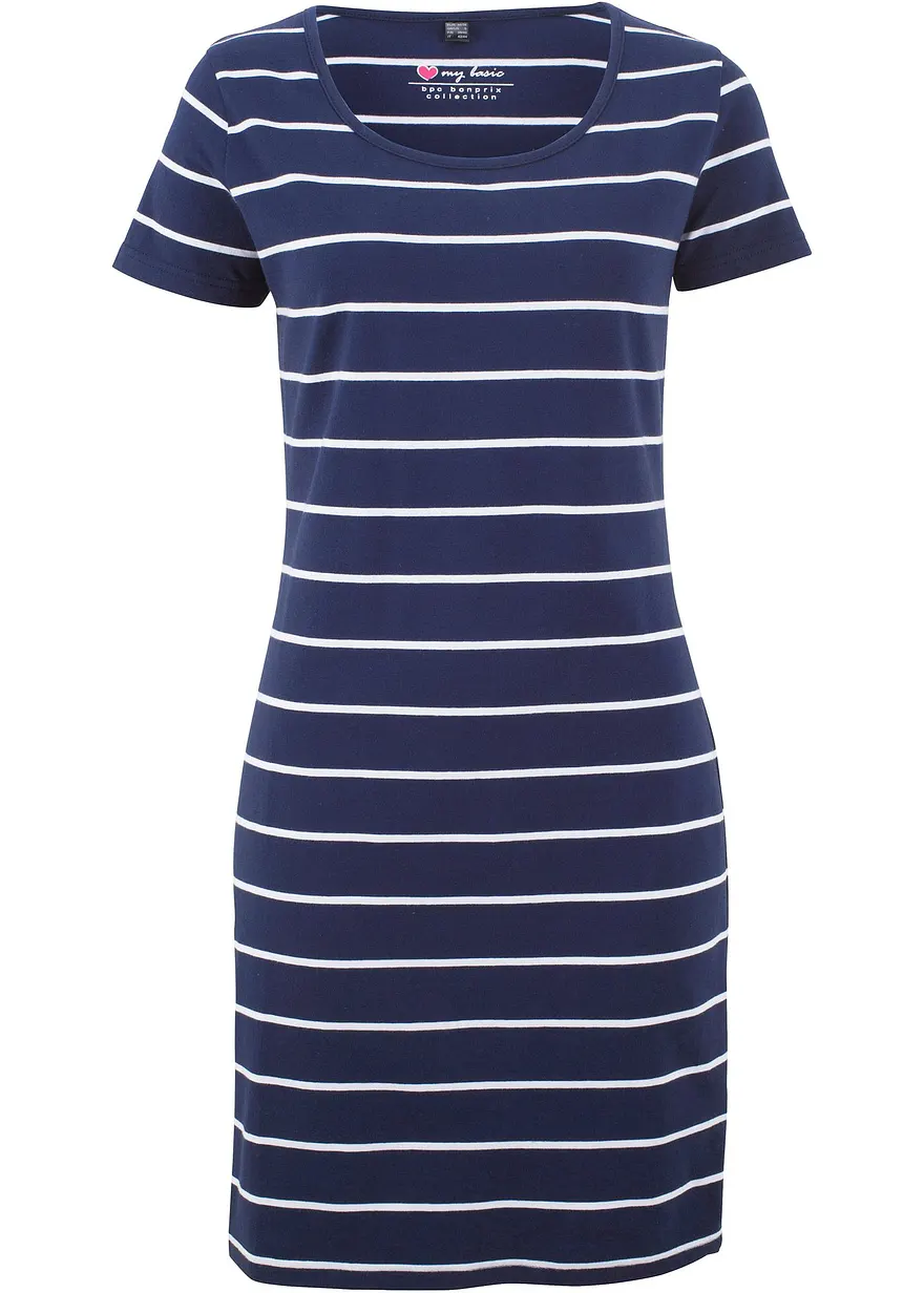 Jerseykleid aus Baumwolle mit Stretch