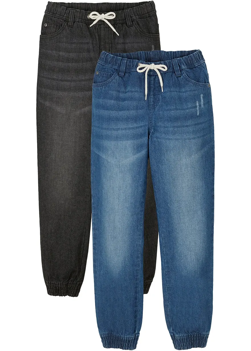 Jungen Jeans Schlupfhose (2er Pack)