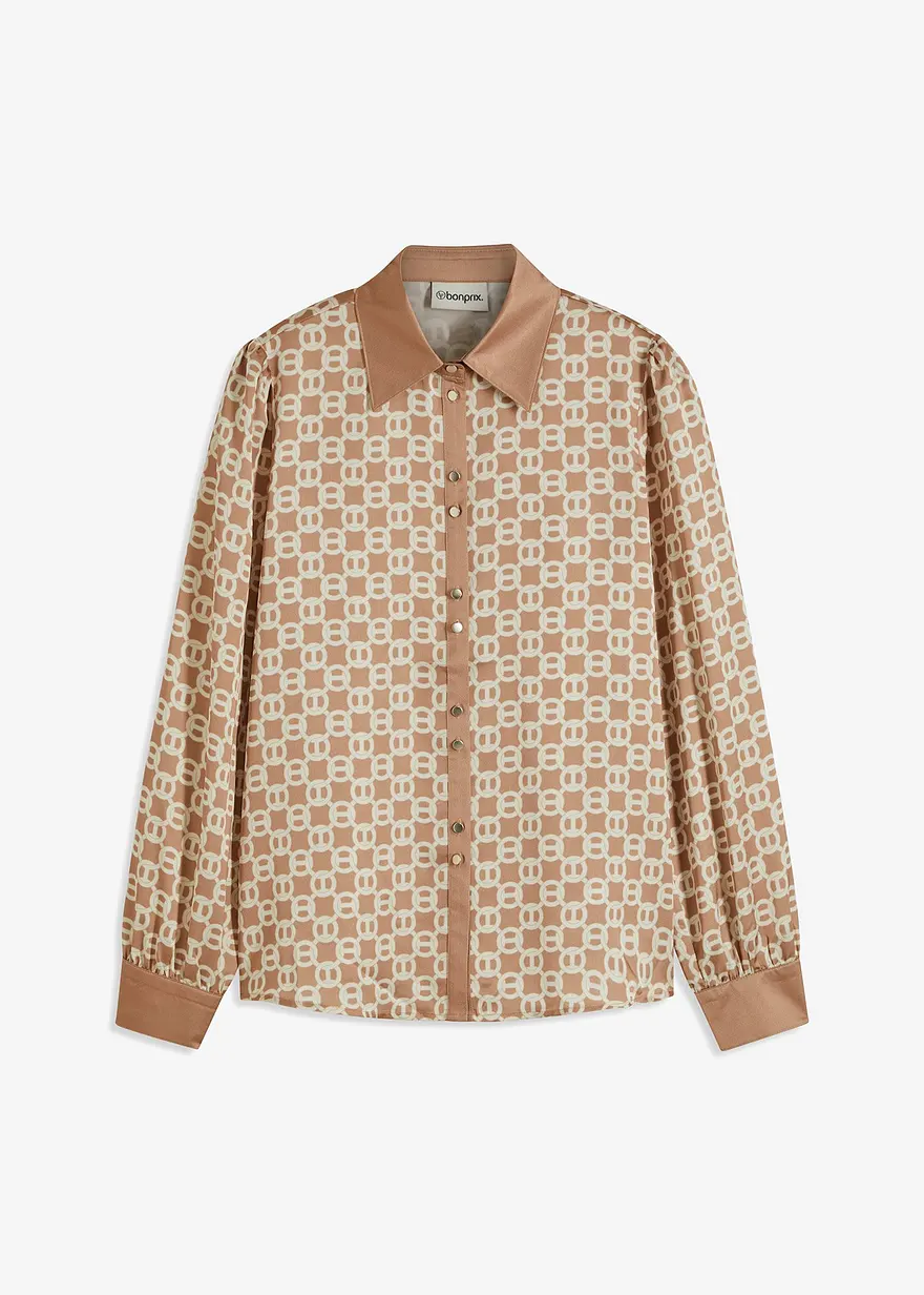 Satinbluse