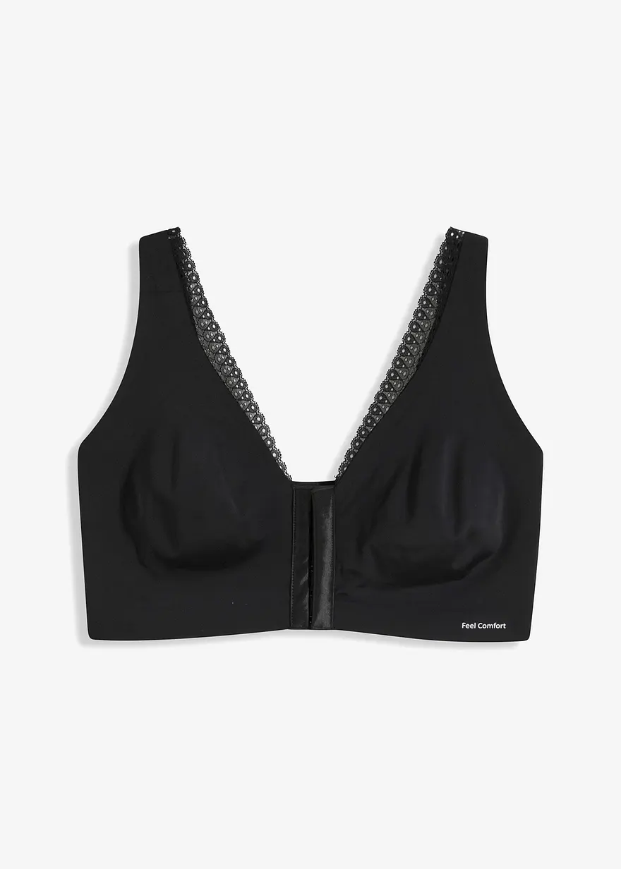Wattierter Feel Comfort Lasercut-BH ohne Bügel mit Vorderverschluss