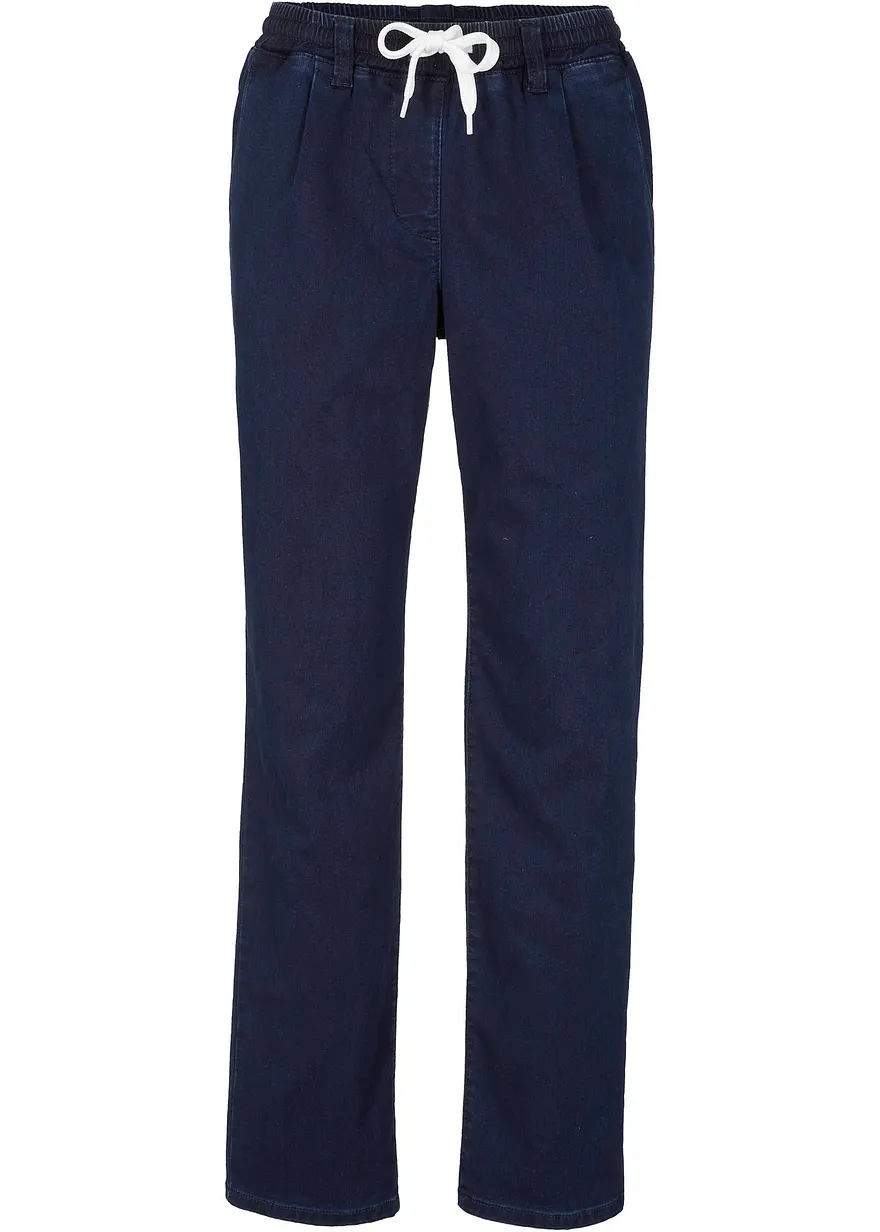 Mom-Jeans Mid Waist, Thermo mit Bequembund