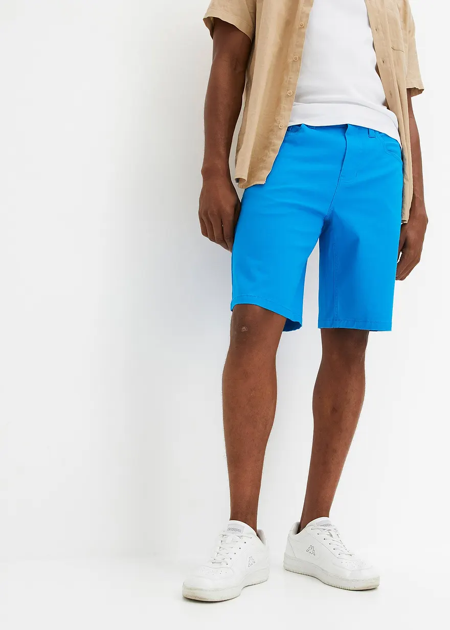 Stretch-Jeans-Bermuda, Classic Fit