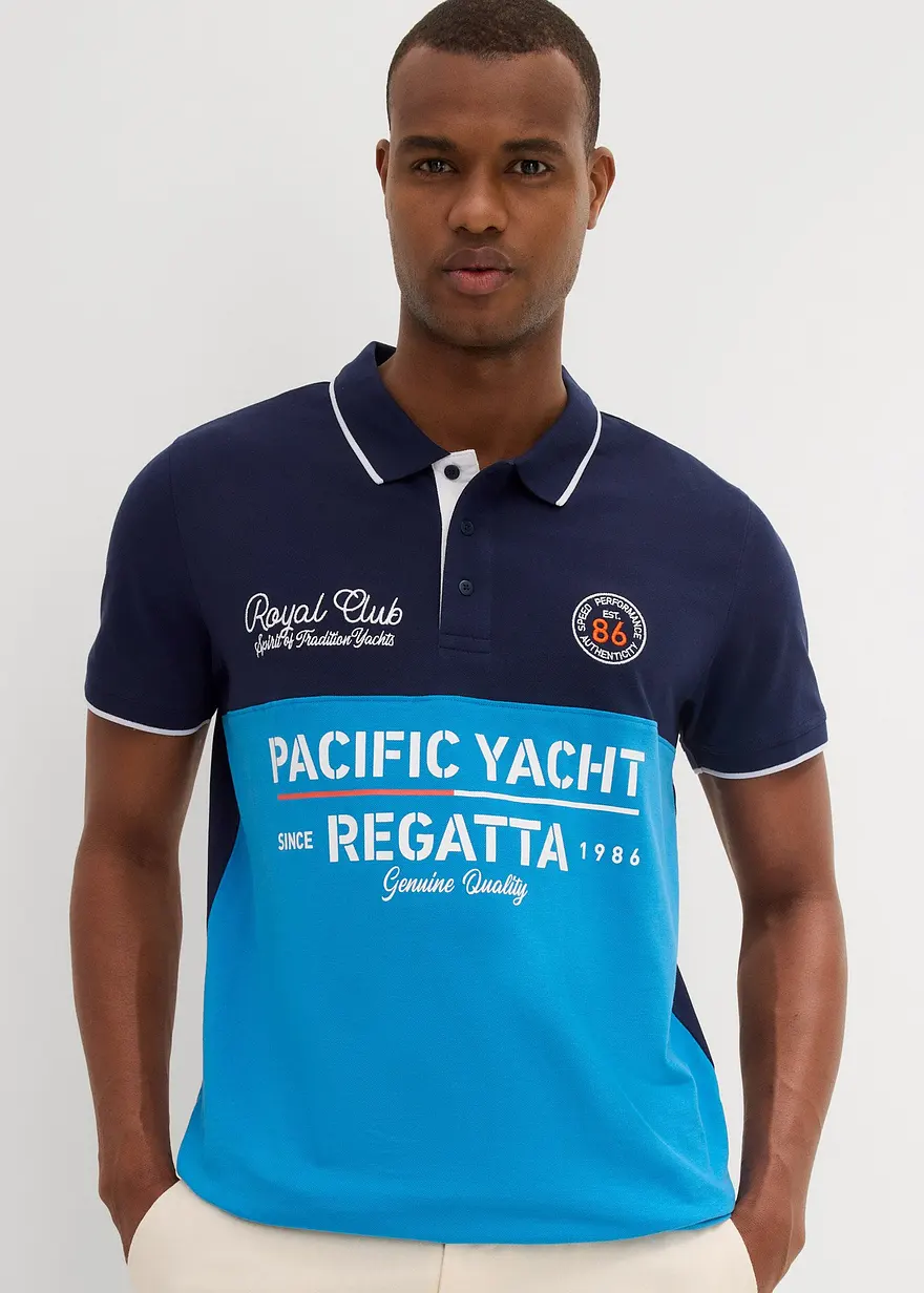 Piqué-Poloshirt aus reiner Bio-Baumwolle, Kurzarm