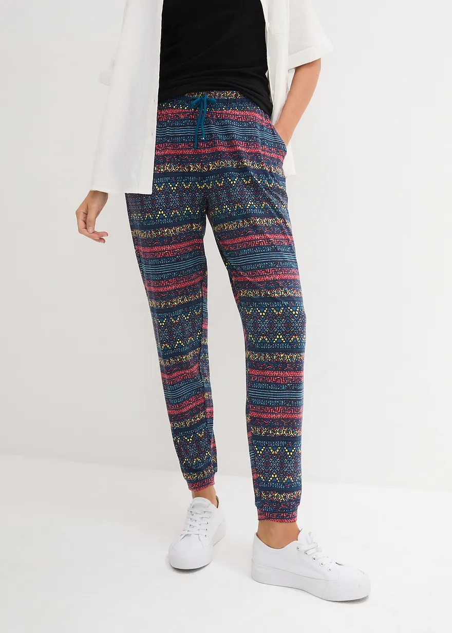 Jersey-Hose aus softer Viskose-Mischung