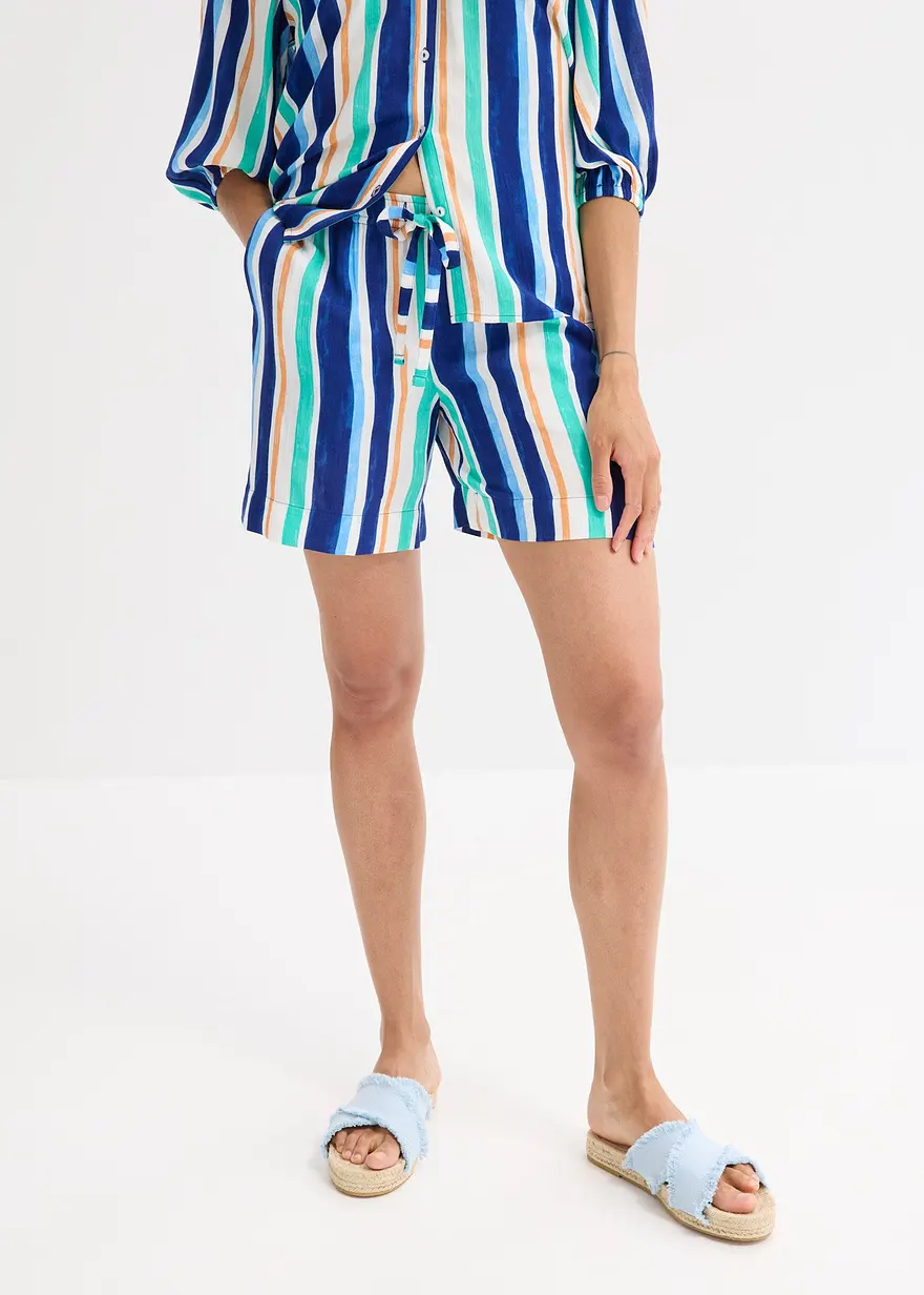 Schlupf-Shorts aus feiner Viskose