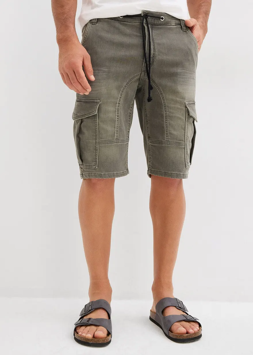 Sweatjeans-Bermuda, Regular Fit