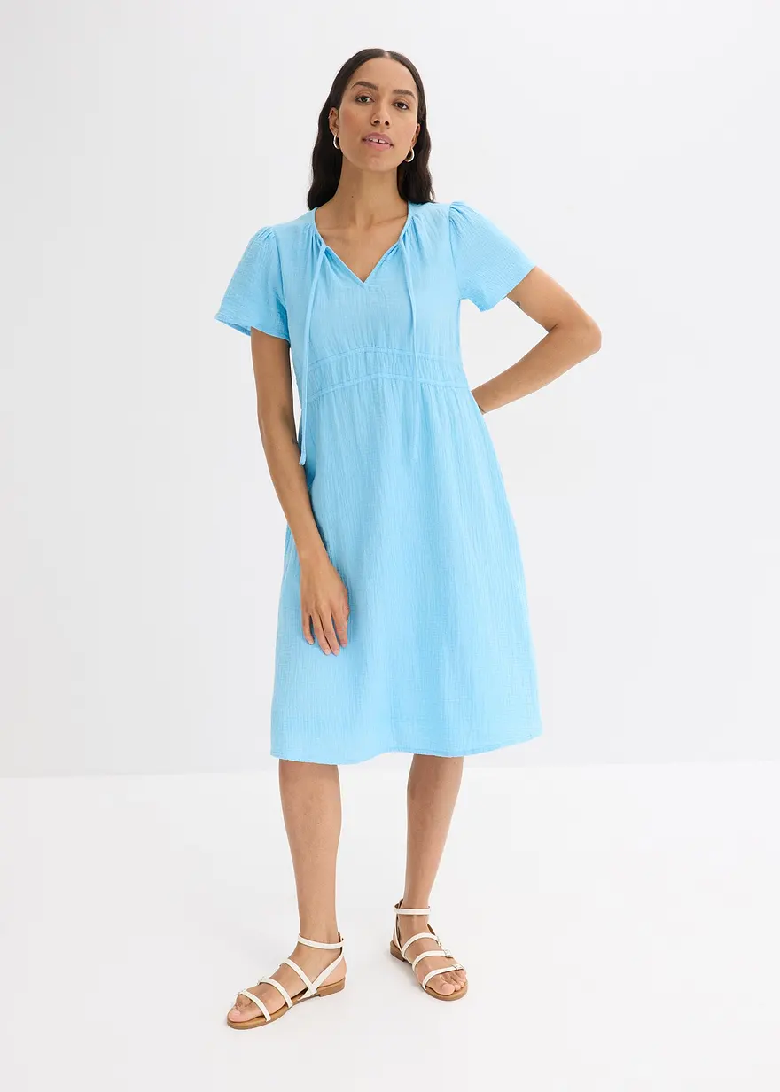Tunika-Kleid aus Musselin