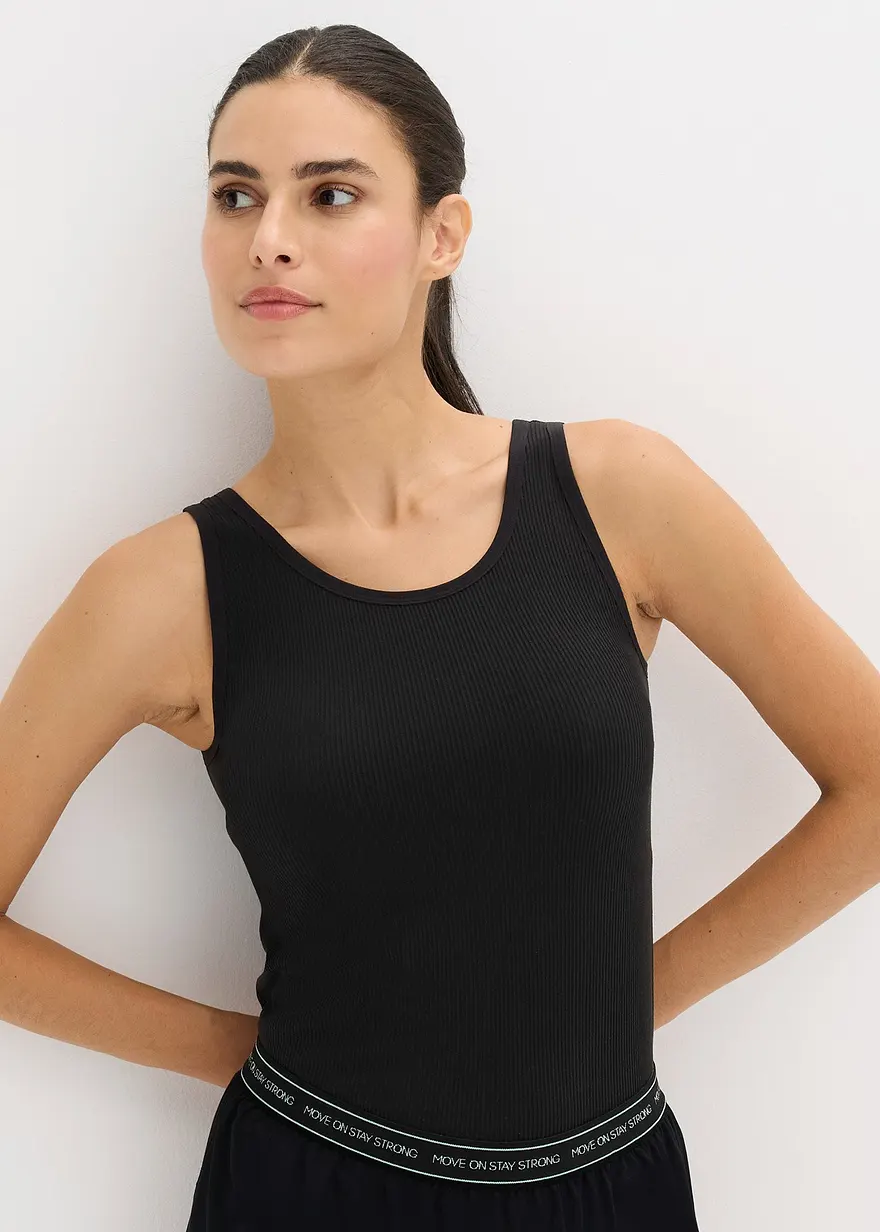 Seamless Longtop aus Rippe
