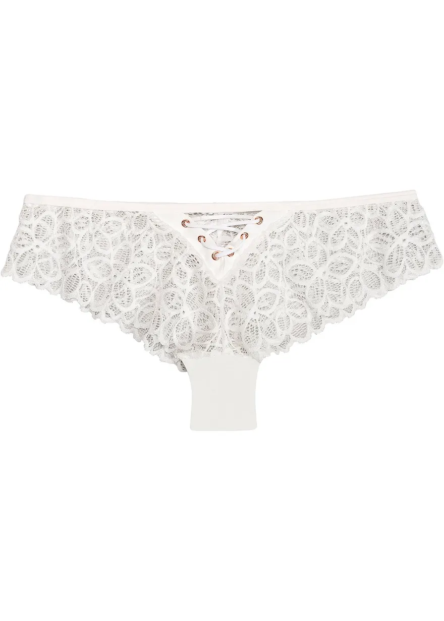 Brazilslip aus feiner Spitze