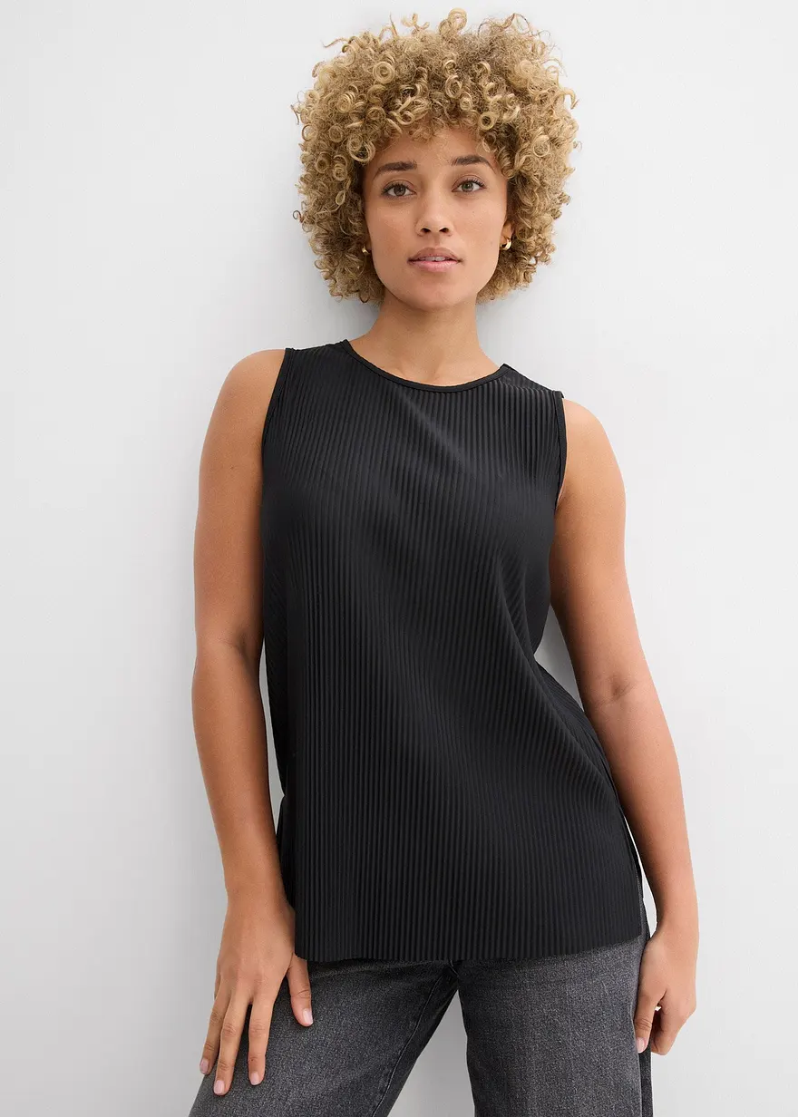 Blusentop aus recyceltem Polyester