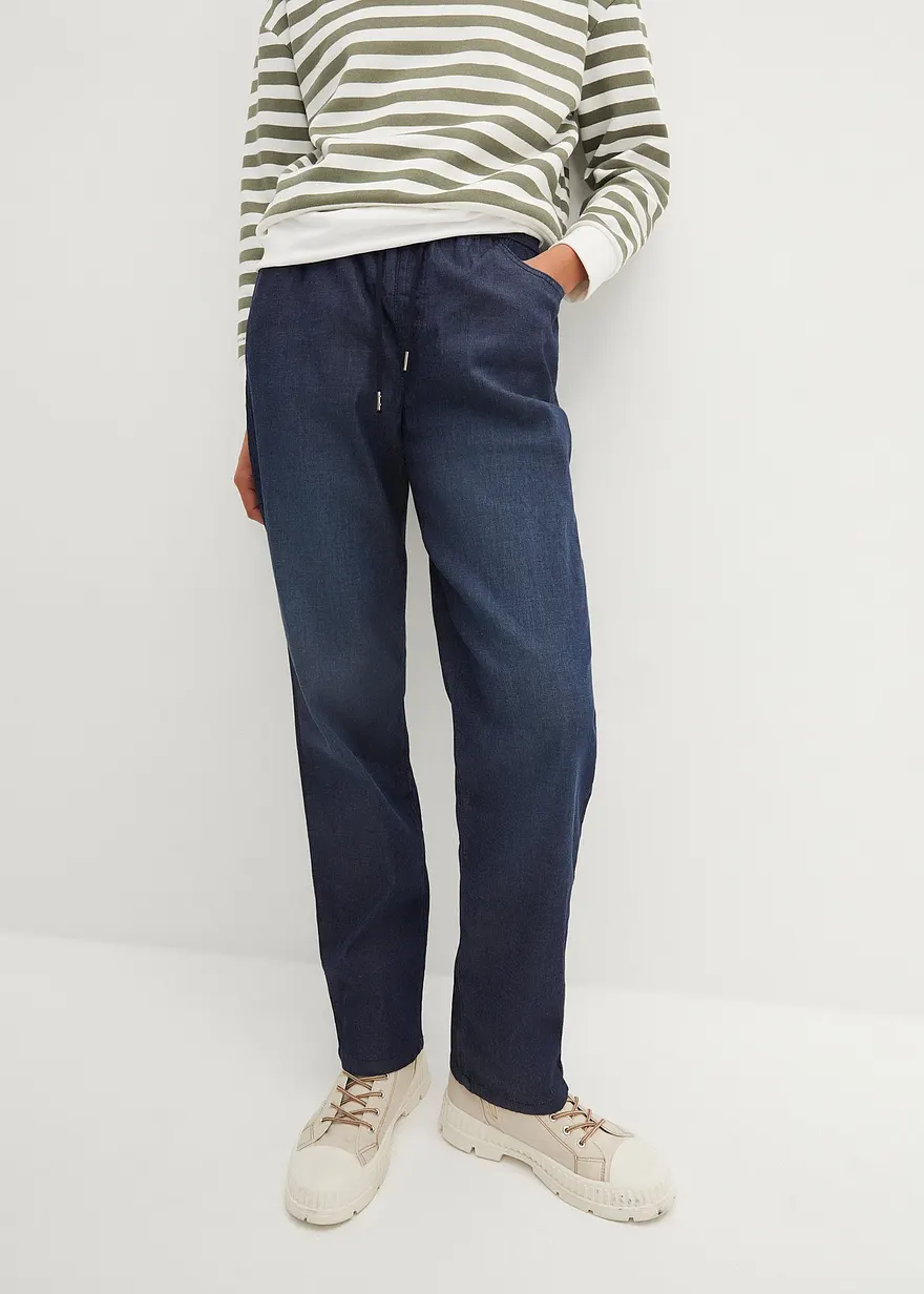 Schlupfjeans, Straight