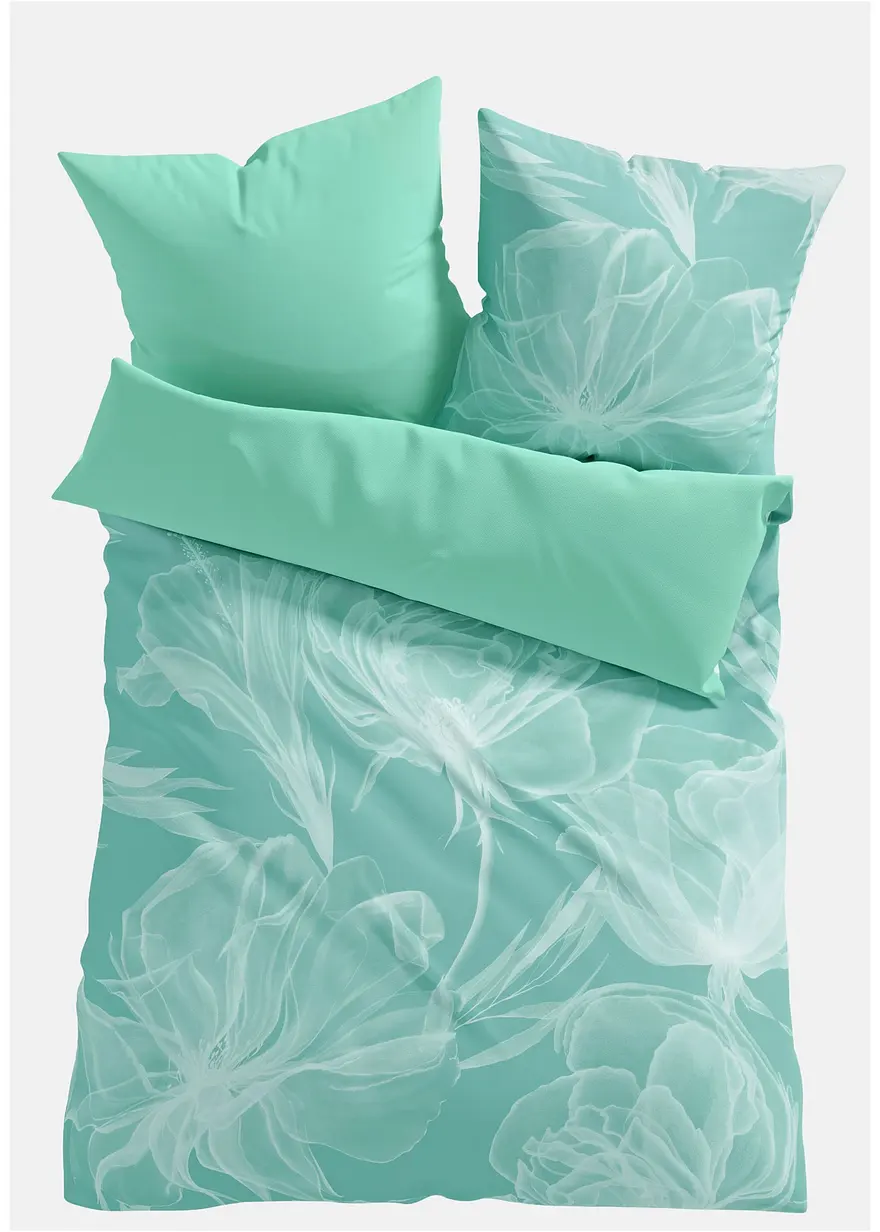 Wendebettwäsche mit floralem Design