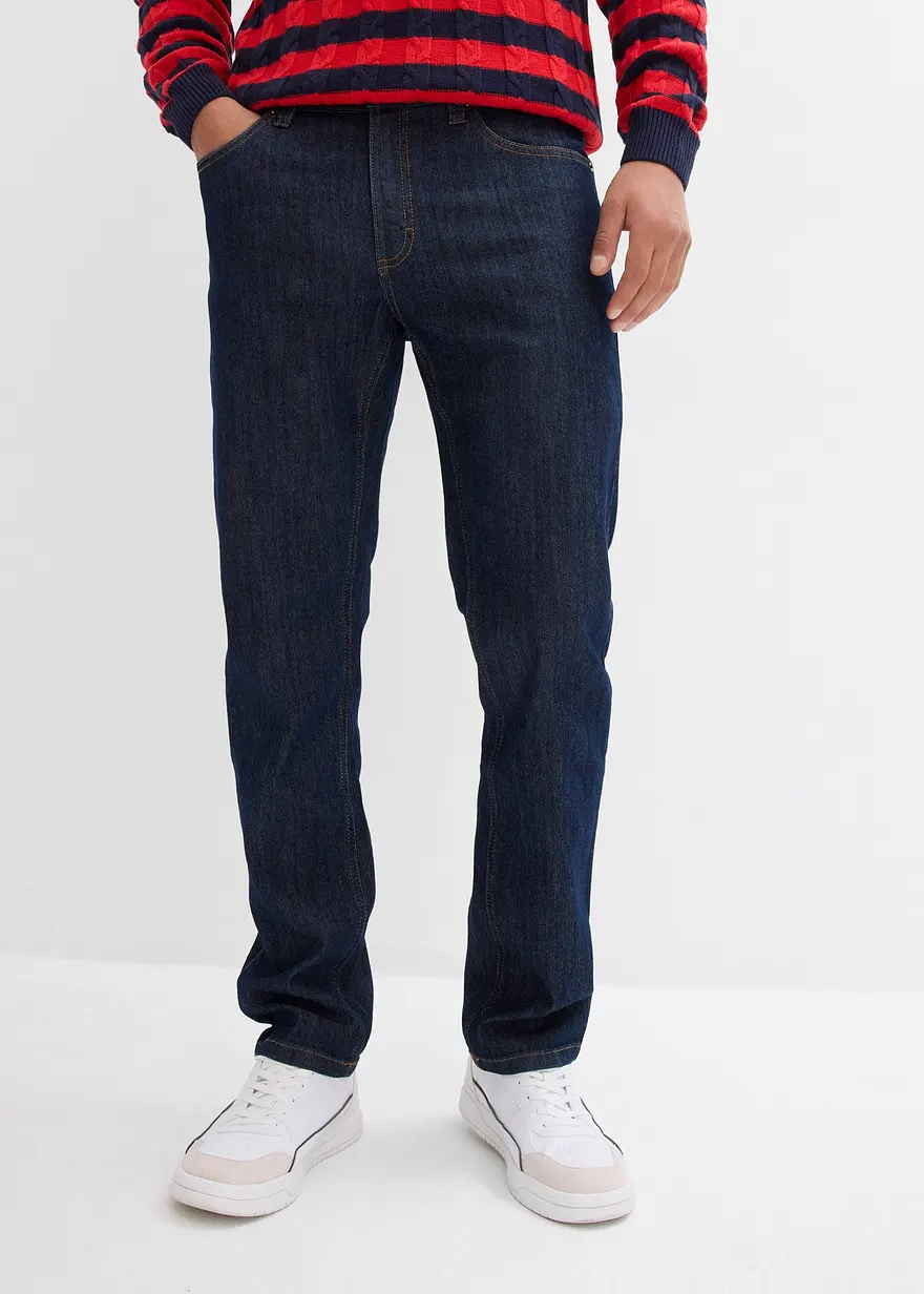 Leichte Slim Fit Stretch-Jeans, Straight