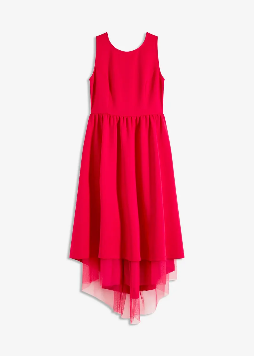 Vokuhila-Kleid mit Tüll-Unterrock